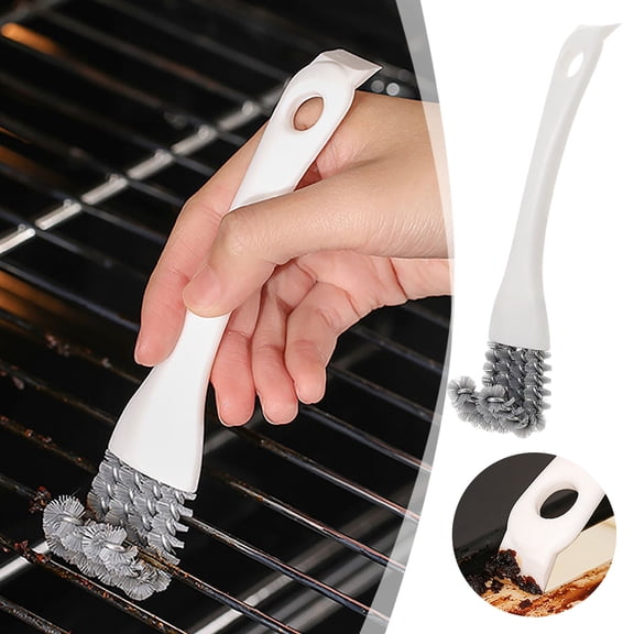 Stove Cleaning Brush for Grill Oven Fryer Barbecue Forks Net Metal Cleaning Tool