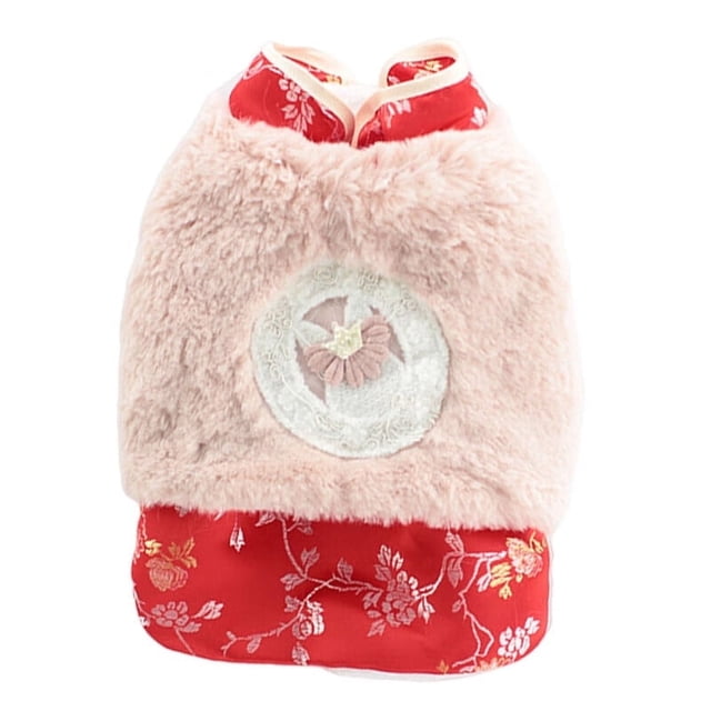 CNKOO Dog Tang Suit Soft Winter Costume Fine Workmanship Exquisite Pattern Pet Cotton Clothes for Daily Wear