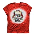 thumbnail image 1 of DPTALR T-Shirt Imprimé à Manches Courtes Imprimé Tops Lettre Femmes Drôles de Noël, 1 of 3