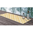 thumbnail image 3 of Jill Zarin Outdoor Collection Area Rug - Napa (2' x 8' Runner Yellow/Ivory), 3 of 11
