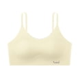 thumbnail image 3 of Swuxness Toddler Big Girls Training Bras Solid Color Wireless Bralette Crop Cami Breathable Soft Stretchy Supportive, 3 of 5