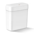 thumbnail image 1 of Bote de basura MOPALL pequeño de 10 litros con tapa para baño o cocina, color blanco, 1 of 7