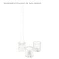 thumbnail image 3 of Koyal Wholesale Reversible Candle Holder For Taper Candles & Tealight Candles, Set of 12, 3 of 6