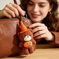 thumbnail image 4 of 2026 Halloween Indoor Decorations Halloween Bear Keychain Cute Pumpkin Wizard Hat Teddy Bear Backpack Pendant Soft Stuffed Doll For Handbag Keys Halloween Party Favors H, 4 of 5