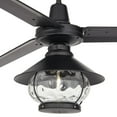 thumbnail image 3 of 52" Casa Vieja Industrial Indoor Outdoor Ceiling Fan with Light LED Remote Matte Black Damp Rated for Patio Exterior House Porch, 3 of 8