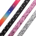 thumbnail image 6 of Qumonin Girls Glitter PU Leather Skinny Belts 4pcs - Size 10-12, 6 of 6