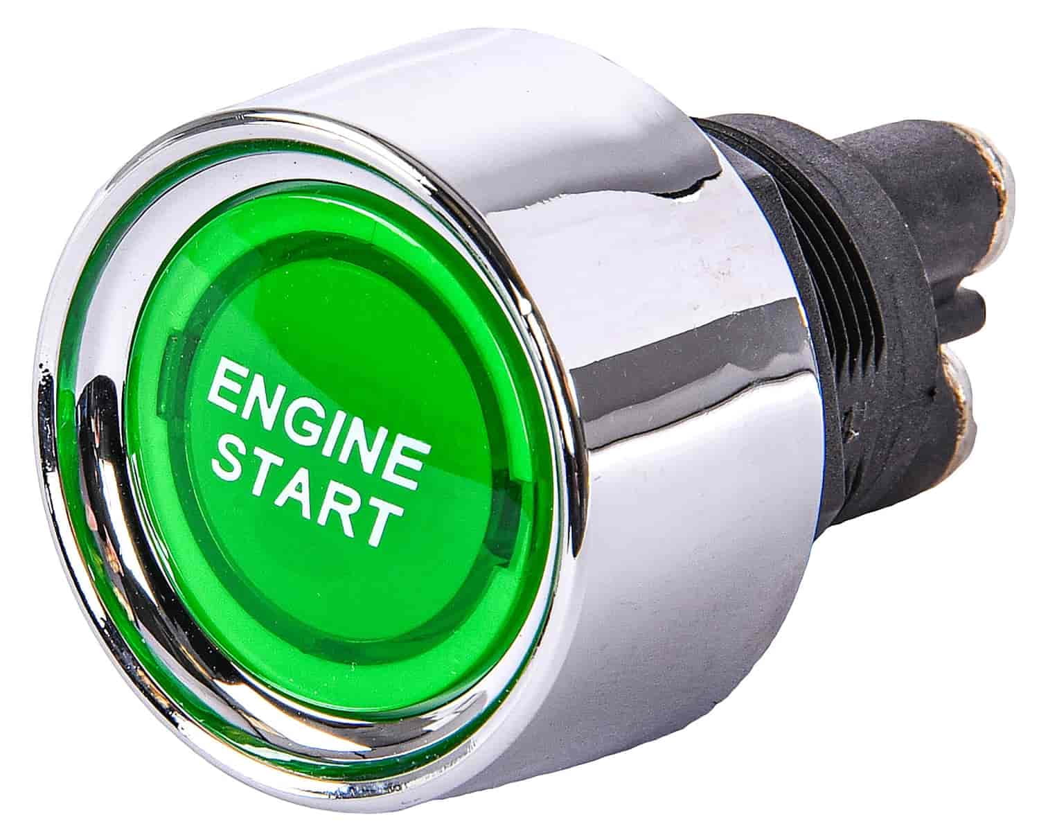 JEGS 10362 PushButton Starter Switch 50 Amps 12V 7/8 in. Diameter