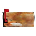 thumbnail image 2 of Mailbox Covers Magnetic Large Size 25.4x20.78 in Mailbox Wraps Post for Garden Yard Decor Background with Pumpkins and Leaves, 2 of 9