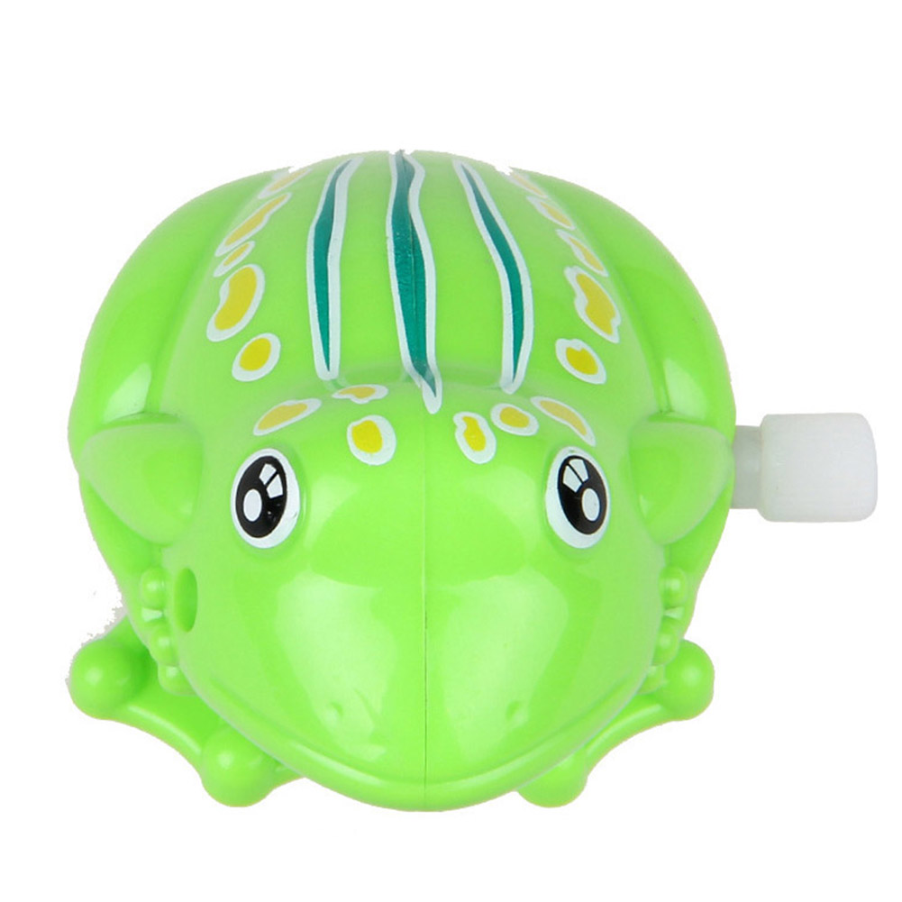 Wind Up Jump Frog Design Kids Baby Childrens Animal Clockwork Toys Gift