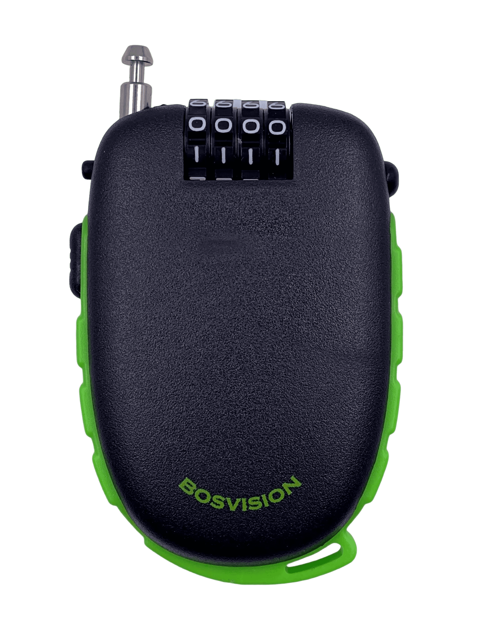Bosvision Cable Lock, 4digit Combination with 3 Feet Retractable Cable
