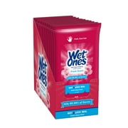 Wet Ones Antibacterial Hand Wipes Travel Pack, 20 Count (Pack of 10)