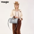 thumbnail image 3 of Wrangler Tote Bags for Women Medium Satchel Purse with Designer Braided Rope Top Handle, 3 of 7