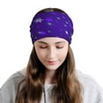 thumbnail image 6 of Disketp Dark Purple Snowflakes Slouchy Beanie Hip-Hop Soft Lightweight Running Beanie Adult Hats Chemo Cap for Men Women, 6 of 8