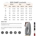 thumbnail image 2 of Men's Baggy Sweatpants Wide Leg Barrel Sweat Pants Drawstring Elastic Waist Loose Fit Slacks with Pockets, XL, 2 of 5