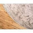 thumbnail image 3 of Unique Loom Indoor Round Floral Transitional Area Rugs Gray/White, 6' 0 x 6' 0, 3 of 3