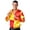 Yellow&Red, variant on YEAHDOR Mens Long Sleeve Horse Trainer Jacket Halloween Costume Checkerboard Print Zipper Coat Yellow&Red XXL