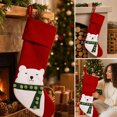 thumbnail image 4 of Christmas Stockings, Classic Holiday Xmas Stocking with Hanging Loop, Gift Bag for Fireplace Mantel, Tree and Family Holiday Decor, 4 of 6