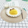 thumbnail image 2 of Napperons Ronds Ronds Napperons de Table Cuisine Table de Souper Coussins Chauffants 35cm BG, 2 of 5