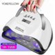 thumbnail image 2 of 280w Uv Led Nail Lamp 57 Led 4 Timer Nail Dryer With Motion Sensing Memory Function Removable For All Nail Gel Light Home Salon Guanguan, 2 of 5