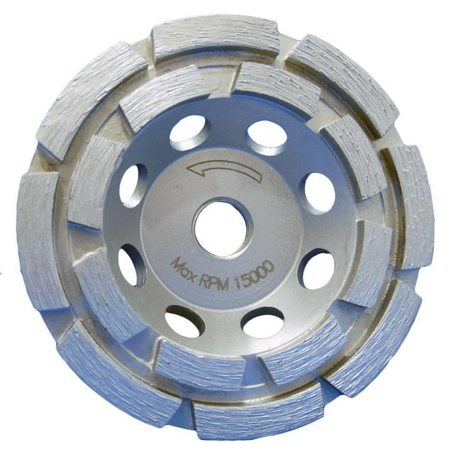 RIDGID 4” Double Row Cup Wheel | Diamond Cup Wheel | CHD-AWD40