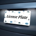 thumbnail image 5 of 2PC The Devil's Eye Style License Plate Prame Aluminum Rust-Proof Auto Parts License Plate Decorative Screws Fit Standard 2 Holes  U.S. License Plate, 2.2x 6.3 Inch, 5 of 7