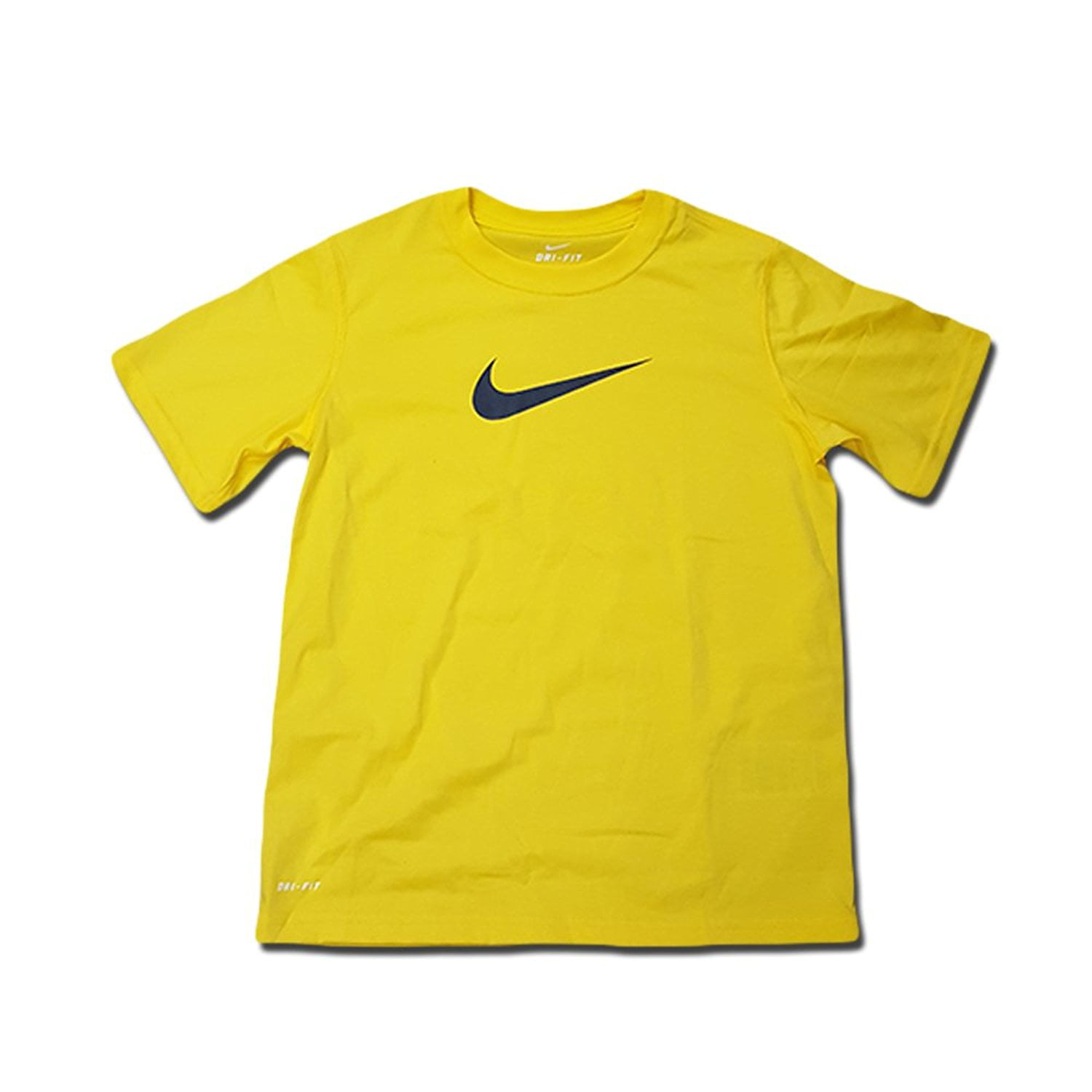 Nike - Nike Big Boys' (8-20) Dri-Fit Legend Swoosh T-Shirt-Yellow ...