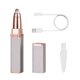 thumbnail image 1 of Removedor de vello facial impecable para mujeres, maquinilla de afeitar eléctrica para rostro, embalaje reciclable, recortador de cejas recargable 2 en 1, 2 uds., 1 of 4