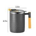 thumbnail image 3 of Uutvmp Stainless Steel Mug with Lid and Handle, 450ML Reusable Double Layer Insulated Thermal Mug for Home Office and Travel Coffee Mug Breakfast Cups, 3 of 8