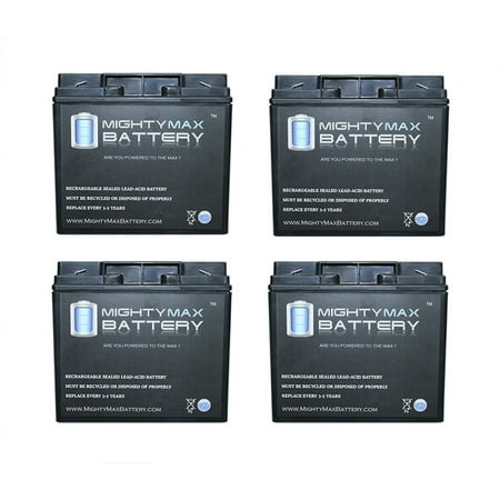 - 12V 18AH F2 Battery Replaces Clary Corporation UPS13K1GSBS - 4 Pack