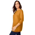 thumbnail image 2 of Jessica London Women's Plus Size Scallop Boatneck Tunic, 2 of 6