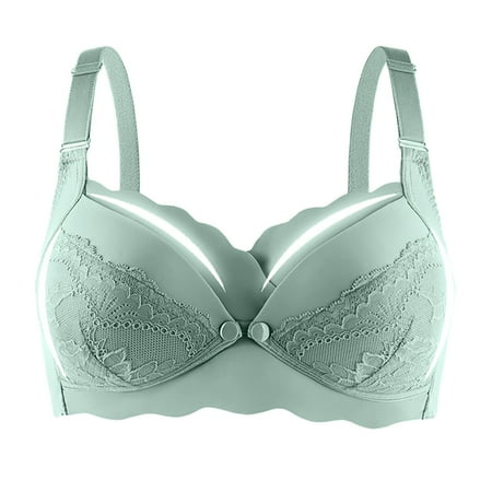 50 Bras for Plus Size Women 34aa Bras for Women Women Solid Nursing Underwear Thin Hole Cup Breathable Maternity Bra Push Up Sag Bra