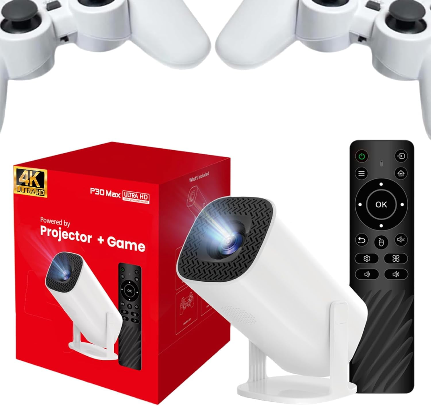X10 Plus Retro Game Console with Projector, X10 Plus Game
