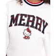 thumbnail image 3 of Hello Kitty Girls Long Sleeve Graphic Varsity Crewneck Pullover, Sizes 4-12, 3 of 7