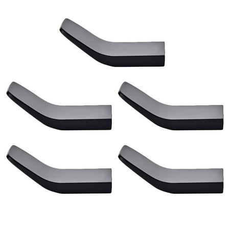 

5Pcs Bathroom Punch-free Hook Strong Viscose Wall Pendant Home Supply (Black)