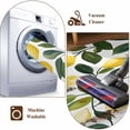 thumbnail image 6 of Pastoral Lemon Area Rugs 5x7 ft Yellow Fruit Leaves Harvest Watercolor Washable Rug Non Slip Indoor Carpet Absorbent Floor Mat for Living Room Bedroom Dining Room, 6 of 9