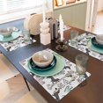 thumbnail image 6 of Placemats Set Of 4 / 6, Dachshund Dog Puppy Wave Placemats For Dining Table Indoor/Outdoors Heat Resistant Washable Placemats 18" X 12", 6 of 8