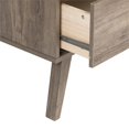 thumbnail image 3 of Prepac Milo Mid-Century Modern 2-Drawer Nightstand, 16"D x 22.5"W x 29.5"H, Drifted Gray, 3 of 10