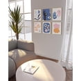 HAUS AND HUES Cute Posters for Room Aesthetic - Set of 6, Abstract Art