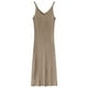thumbnail image 3 of Vestido Con Cuello En V Sin Mangas De Punto Color Sólido Vestido Largo Y Delgado Sexy, Albaricoque, L Methold AP001368-03B, 3 of 7