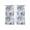 Blue, variant on Spring Floral Sheer Curtains 96 Inch Length 2 Panels Set Window Treatments, Retro Country Flowers Leaves Botanical Gray Rod Pocket Semi Curtains for Living Room/Bedroom/Kitchen Décor, 104"W x 96"L