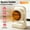 Beige Space Heater, variant on 500W Space Heater - PTC ceramic heating,Silent Heating,Portable for Home & Christmas
