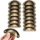 thumbnail image 3 of Manijas para cajones de puertas, perillas de hierro en semicírculo con acabado antiguo para una imitación de moda, herrajes decorativos vintage con una construcción resistente y duradera para un uso, 3 of 5