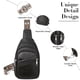 thumbnail image 5 of Bolso Bandolera Telena para Mujer Cruzado de Cuero Vegano Negro, 5 of 7