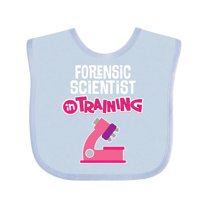 Inktastic Future Forensic Scientist in Training Girls Baby Bib