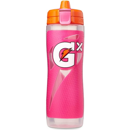 Gatorade Gx Hydration System 30 oz Pink Squeezable Water Bottle