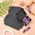 thumbnail image 4 of 10 cajas de regalo de papel kraft rectangulares negras, cajas de envío negras, cajas rectangulares plegables, cajas de regalo para joyería., 4 of 4