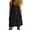 A-Black868, variant on Front-Button Pocket Overall Dress for Women Sleeveless Daily Stroll Short Overall Dress