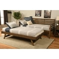 thumbnail image 5 of Kodiak Furniture Boho Wood Daybed/Pop Up Bed in Walnut Brown w/ Brown Mattresses, 5 of 12