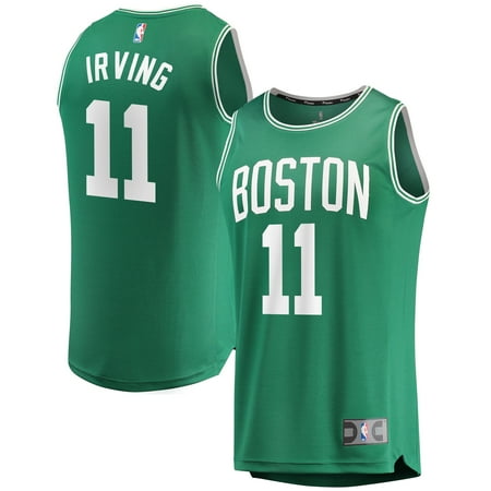 Celtics Bottle Jersey - Kyrie Irving Boston Celtics Fanatics Branded Fast Break Replica Player Jersey Kelly Green - Icon Edition