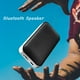 thumbnail image 5 of Altavoces inalámbricos portátiles pequeños Bluetooth, altavoz mini para el hogar, viaje, 4 horas de trabajo, regalo de altavoz Bluetooth ultrafino negro, 5 of 7